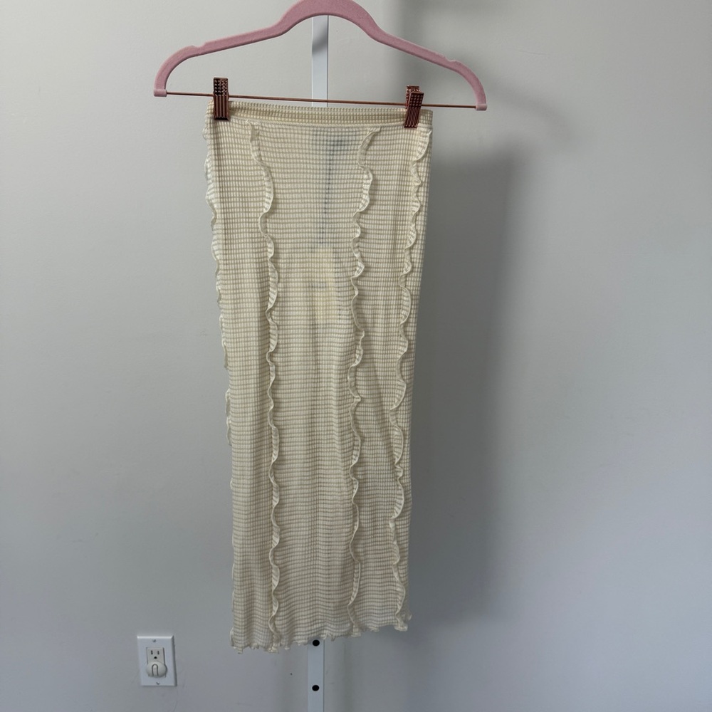 FENDI‎ SILK MID LENGTH SKIRT SIZE 36 new with tags